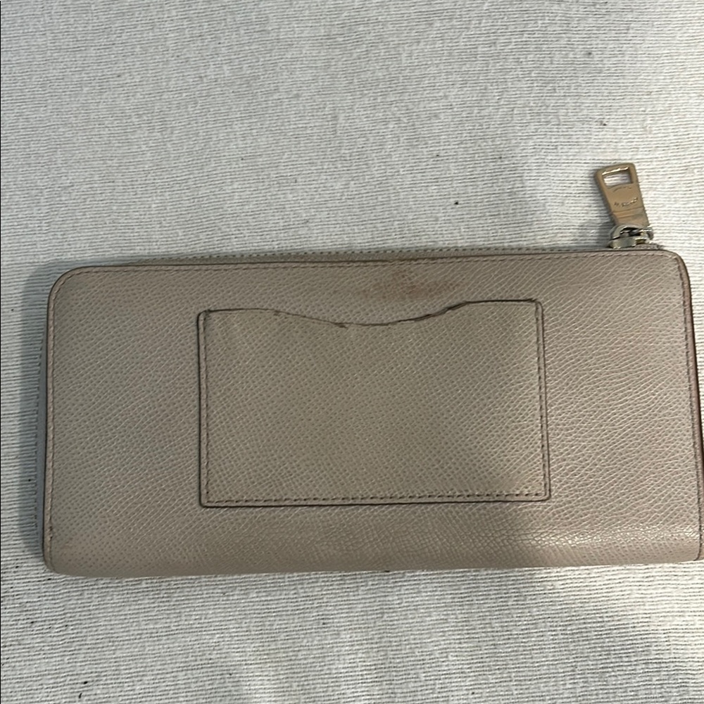 Coach Taupe Leather Wallet - Picture 3 of 12
